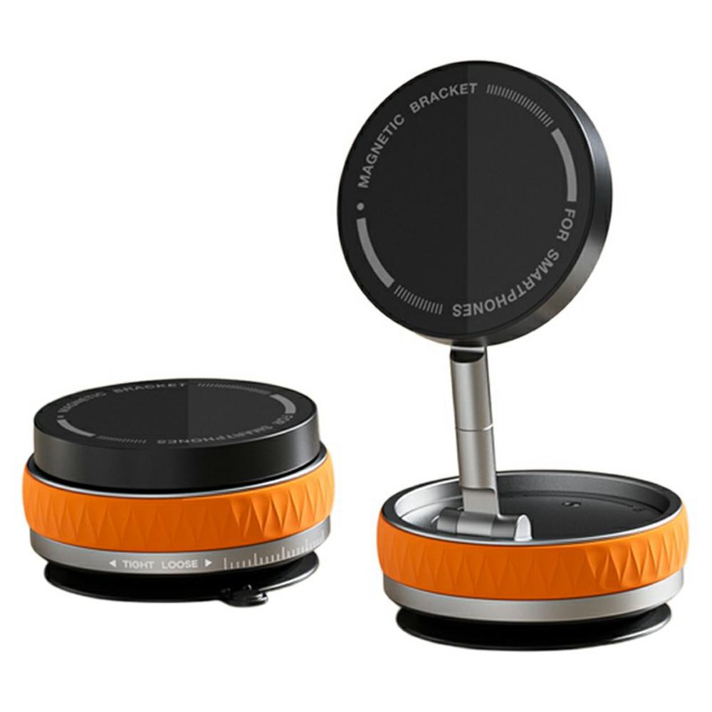 X58 Foldable Suction Cup Phone Holder Car Mirror Glass 360 Degree Rotation Magnetic Phone Stand