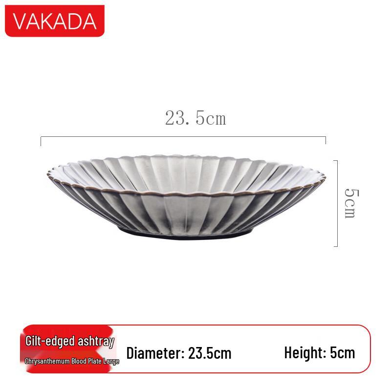 VAKADA Minimalist Glass Serving Bowl