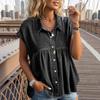 Fashion Women's Spring And Summer Comfortable Casual Commuting Imitation Denim Tops