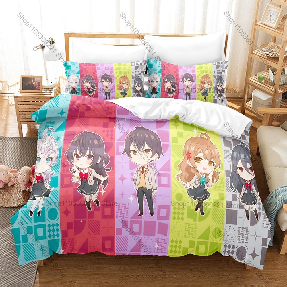 Cool Personality Alya Sometimes Hides Her Feelings in Russian Bedding Set New Soft Microfiber Anime Duvet Cover Pillowcase Home