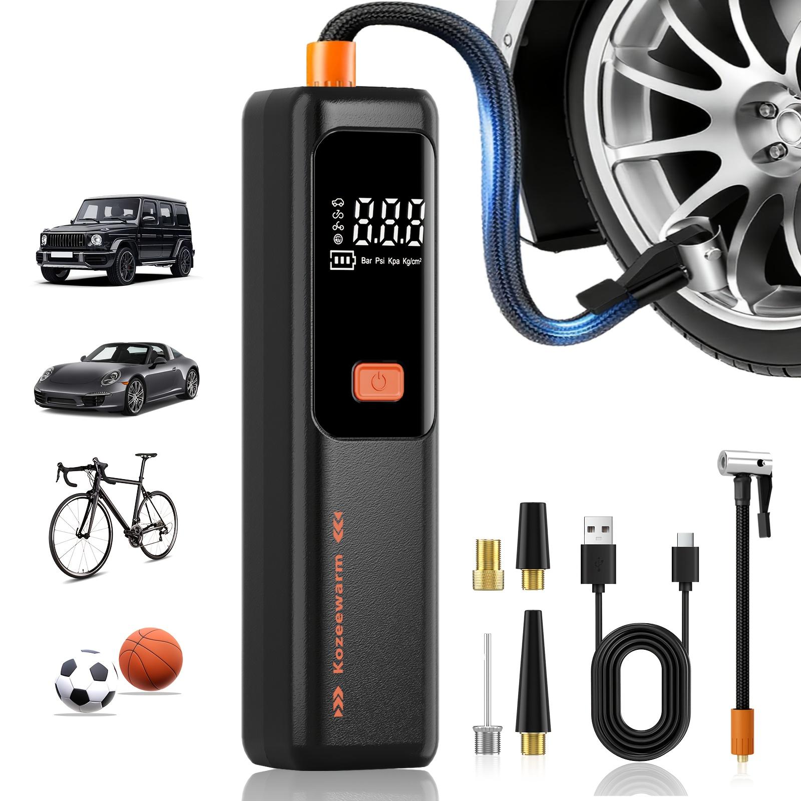 

Wireless Car Tire Inflator Portable Air Compressor 150 PSI Electric Air Pump for Motorcycle Bicycle Tire Inflating Tool Balls чорний