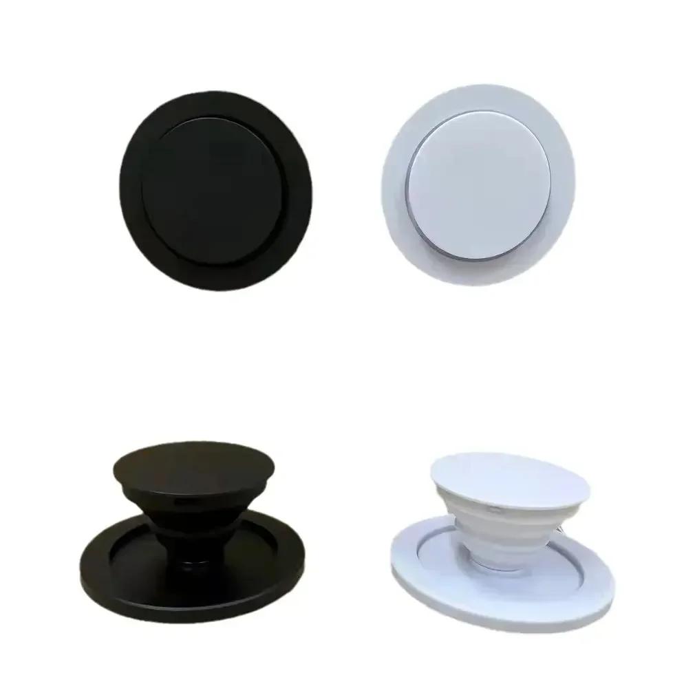 Ultra Thin Magnetic Suction Cup Holder with Lazy Holder Suitable for Smartphone Stretch Solid Color Pocket Socket Holder