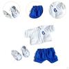 Doll Clothes Shirt Shorts Stylish Detachable Outifits for 6.69inch 3Pcs Black