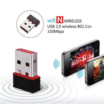 Adaptador inalámbrico Wifi USB 2.0 Tarjeta de red LAN de Internet 802.11N/G/B Mini computadora de escritorio