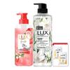 fig lily shampoo (280ml), freesia body wash (520g) & mini shampoos