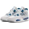Air Jordan 4 Retro Military Blue 2024 Sneakers Unisex Crema Bianco Sporco Grigio Neutro FV5029-141