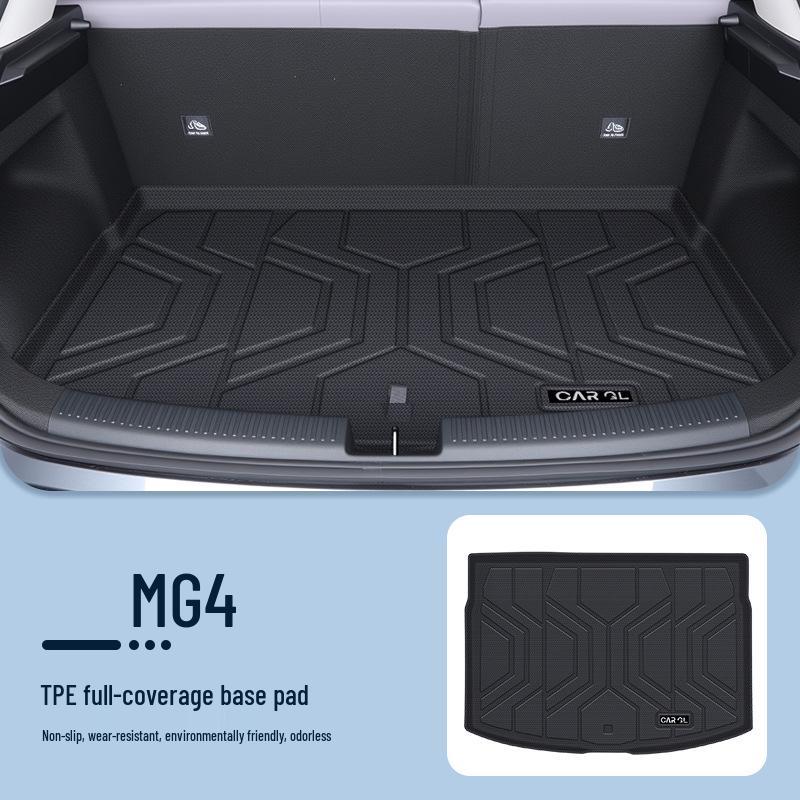 MG4 EV Trunk Mat for 26 Models - TPE Tail Box Car Accessory 2026 MG MG4 Lower Layer