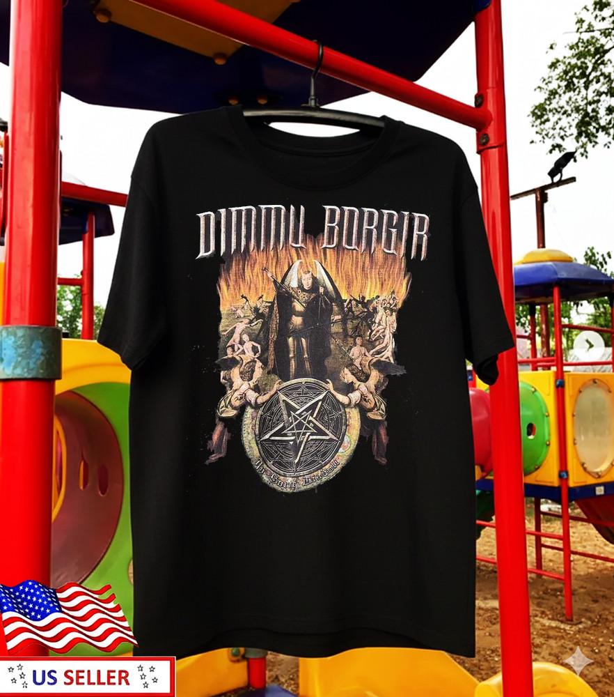 Vintage Dimmu Borgir Band Tshirt Fullsize Unisex S5XL ZL840 Unisex T-Shirt XXL