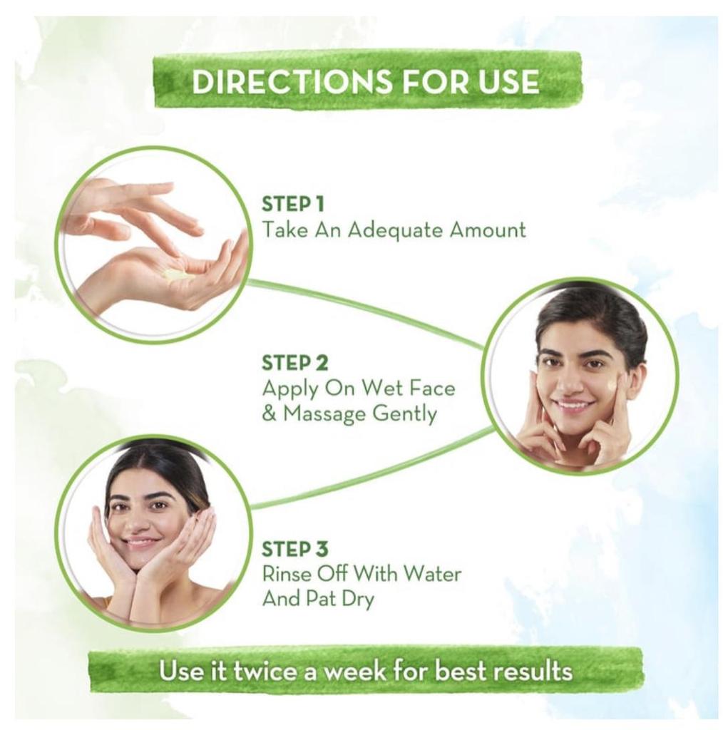 Mamaearth Multani Mitti Gesichtspackung mit Multani Mitti und bulgarischer Rose zur Ölkontrolle und Akne – 100 g