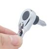 72 Tooth Mini Ratchet Wrench Spanner with Magnetic Bit Holder for Bike Repair and DIY Projects Compact Alloy Steel Tool