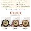 Vintage Round PU Handbag Women With Clock Motif Unique Mini Tote Bag Chain Strap Daily Use