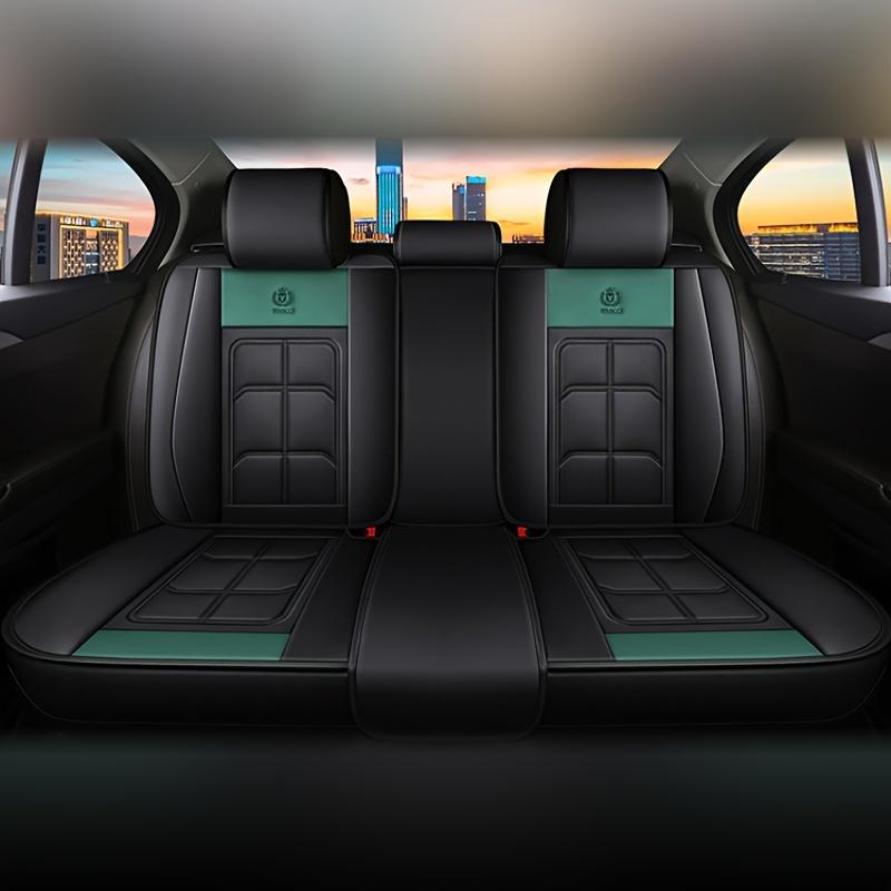 PU Leather Luxury Car Seat Covers for Rear Three-Seater Protective Pads for Sedans and SUVs - Durable Comfortable and Stylish Pickup Truck Seat Covers