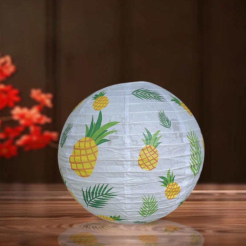 Pineapple Flamingo Flower DIY Paper Lantern Party Decor