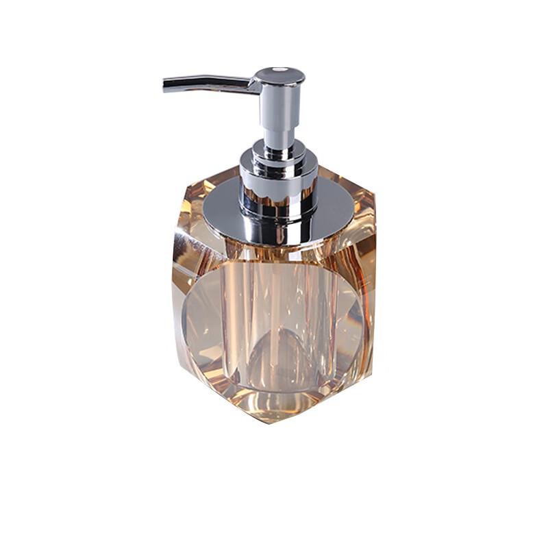 Luxury Square Crystal Glass Liquid Dispenser Bottle
