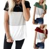 Women's Fashion Short Sleeve Cotton T-shirt Stripe  Maternity Top