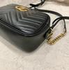 [Pre-Owned] Gucci GG Marmont Small Matelassé Shoulder Bag 'Black' - Very Good #1WG2CTN