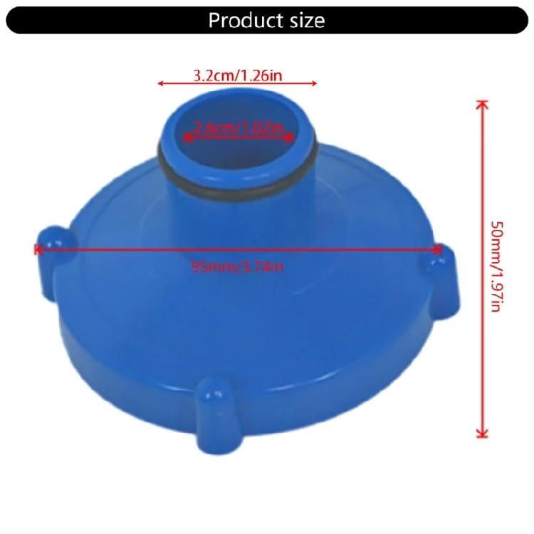 Swim Pool Vacuum Cleaner Connector Adapter for Long Terms Use & Improved Cleaning Performances Across Various Occasion