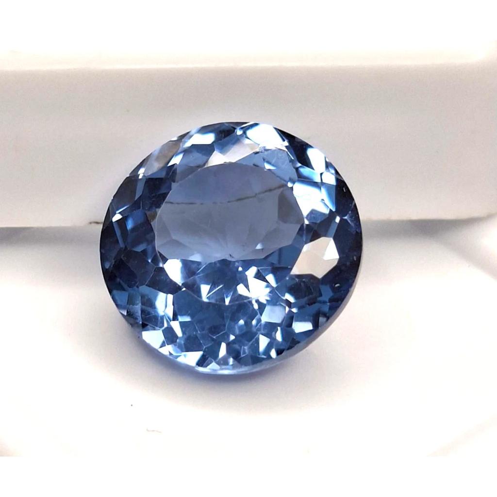Natural Aquamarine Sky Blue 6-8 Ct Round Cut Certified Beautiful Loose Gemstone