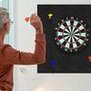 Dartboard Wall Protector 6 pcs Adhesive Backboard Felt Wall Dartboard Protective Mat Prevent Wall Damage Board For Home Door