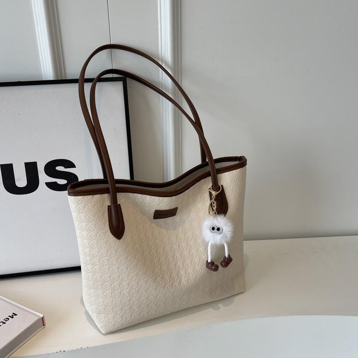 Student Commuting To Work Bag Women'S Large-Capacity New Casual Versatile Shoulder Bag Fashionable Texture Tote Bag