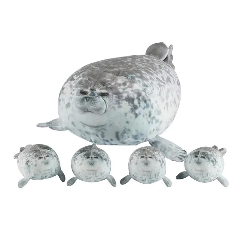 

5pcs Kawaii Seal Family Plush Toys Soft Stuffed Animals Seal Pillow Stuffed Toy CuddlyGifts For Friends Birthday Gift For Family 40cm
