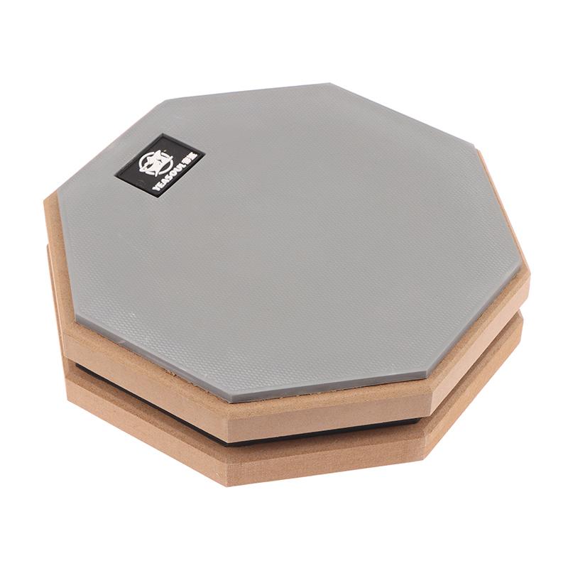 8palcový bubnový pad gumový dřevěný tichý cvičný pad pro snare buben tréninkový tichý pro jazzové bicí cvičení pro začátečníky