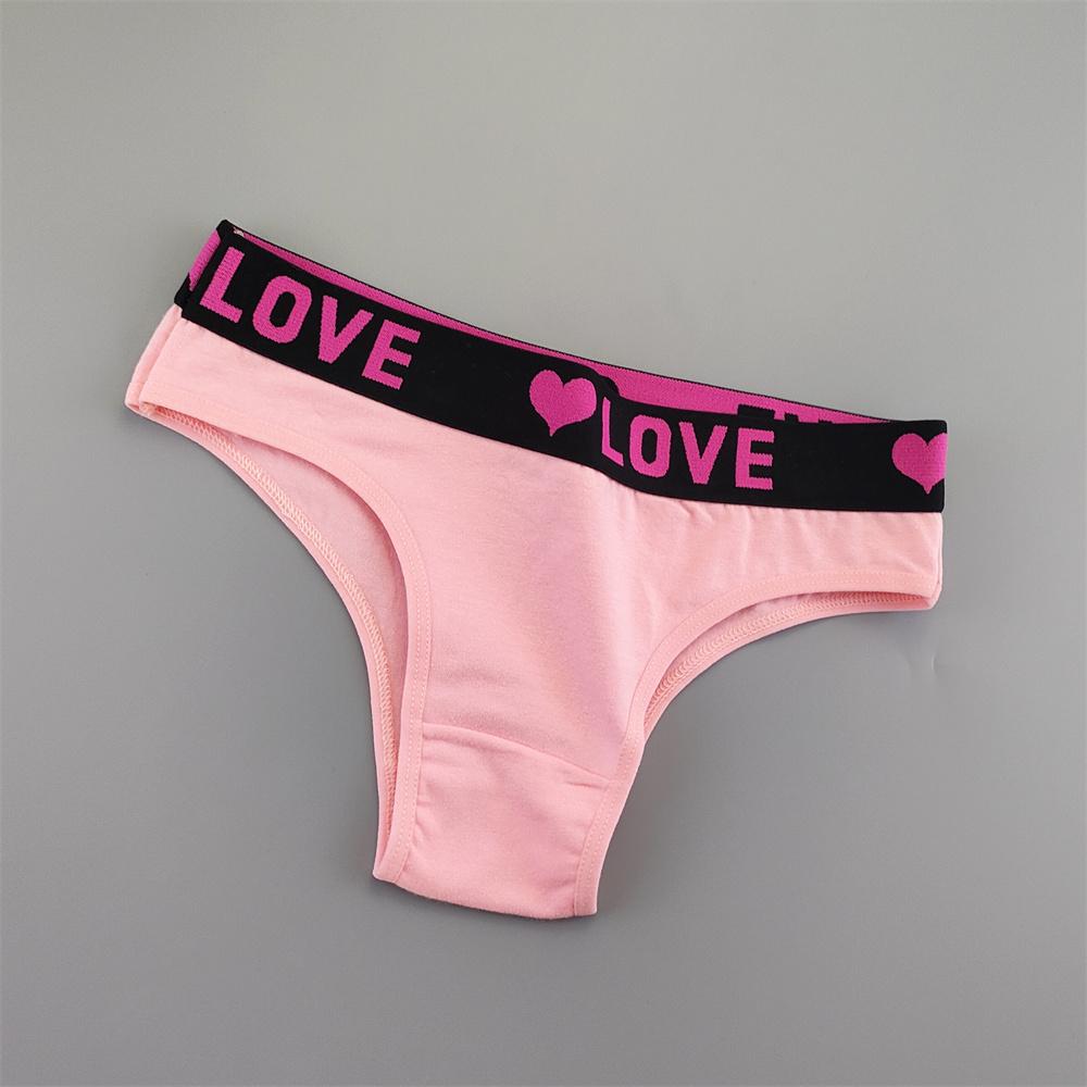 6 STÜCK Unterwäsche Damen Slips Damen Schlüpfer Mode Baumwollslips Hüfttief Einfarbig Dessous