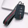 Key Fob Cover for Volkswagen Golf Tiguan Passat Octavia MK7 MK2 B8 Kodiaq with Keychain Anti-Scratch Guard Shockproof Protection Soft Grip Texture