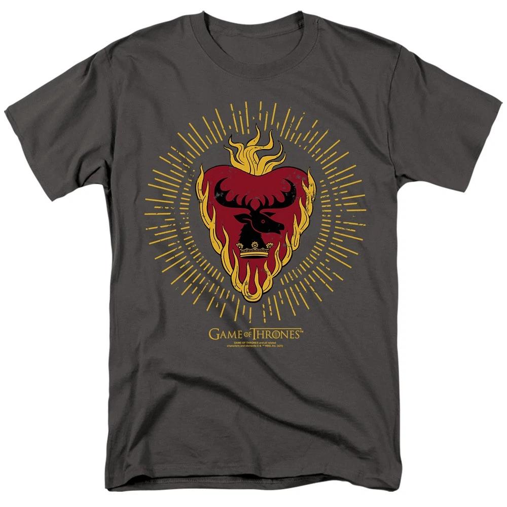 Game Of Thrones - Stannis Baratheon Burst Sigils - Unisex Children s T-shirt - Gray 100