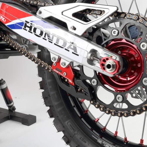 ZETA RACING CRF250L/CRF250M/CRF250RALLY CRF300L/RALLY Chain Guide Red Chain Fall Prevention High Strength Aluminum Alloy Forest Road/Scree/Enduro/Dres