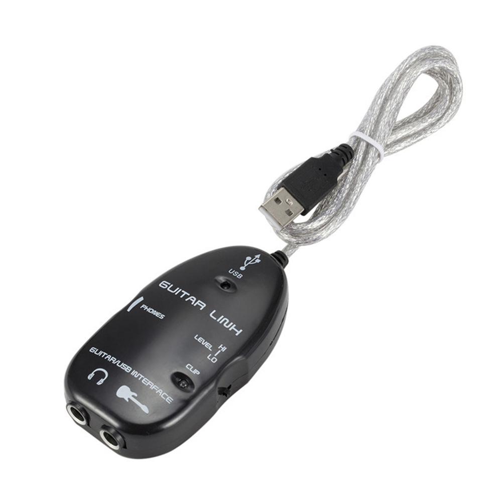 Guitar to USB Interface Link Cable Adapter   Connector Recorder for PCCelsiusComputer