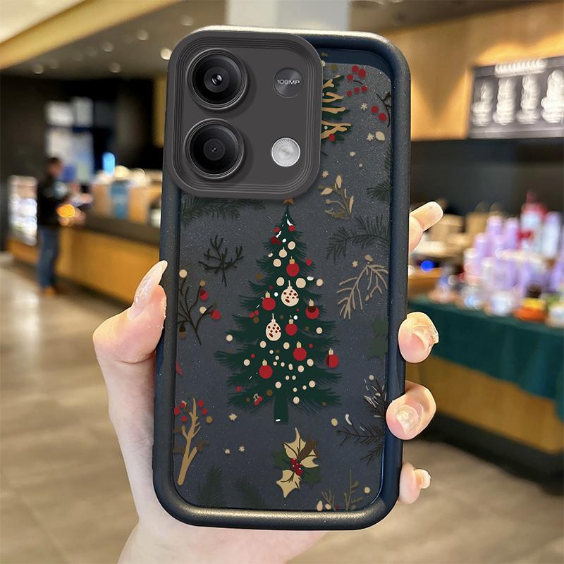 

Christmas Tree Snowman Graphic Case For Redmi Note 13 12 Pro Plus 5G Note 13 12 11 10 9 Pro 12C 14C 10C 9C A2 A1 Dustproof Cover Redmi Note 11Pro