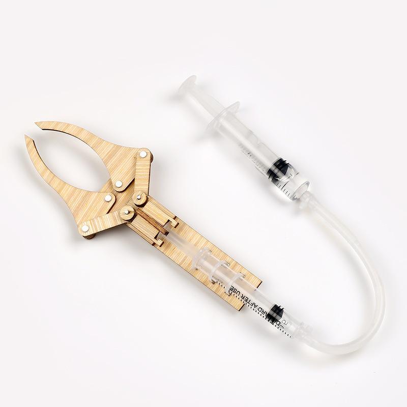 Children's DIY Hydraulic Manipulator Kit: Educational Tool for Hands-On Science Experiments