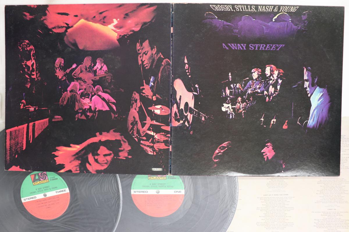 

LP Record CROSBY STILLS NASH 4 Way Street P5009A ATLANTIC 1971 Japan Rock Used
