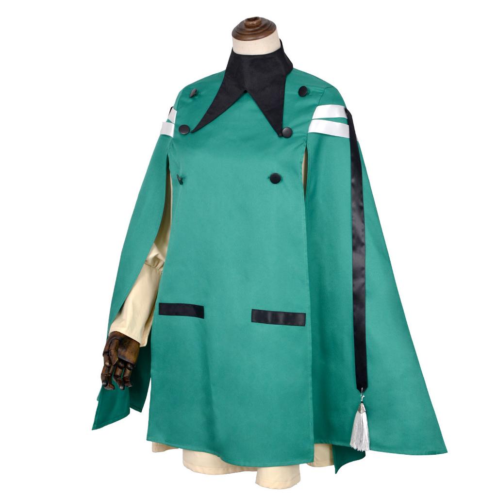 Anime Qifrey Déguisement Cosplay Chapeau de Sorcière Atelier Anime Magicien Robe Cape Ceinture Chapeau Pointu Ensemble Adulte Halloween Carnaval Cosplay