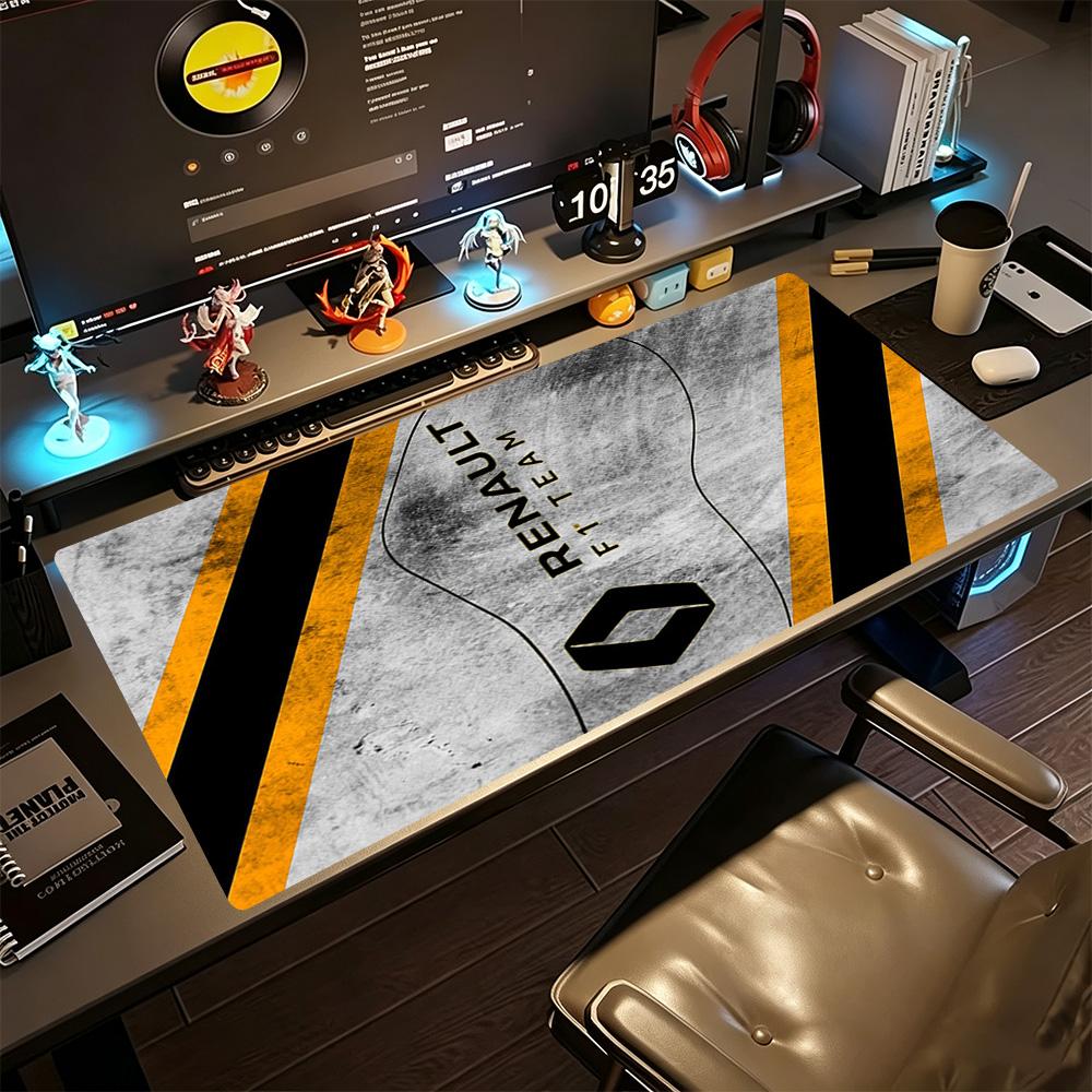 Renault Gaming Mouse Pad Gamer Mousepad Computer Desk Keyboard Mat Nonslip Rubber Base Suitable For Office Gaming Pc Laptop