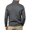 Men Casual Quarter Zip Fleece Sweatshirt Stand Collar Long Sleeve Pullover Outdoor Workout Daily Tops