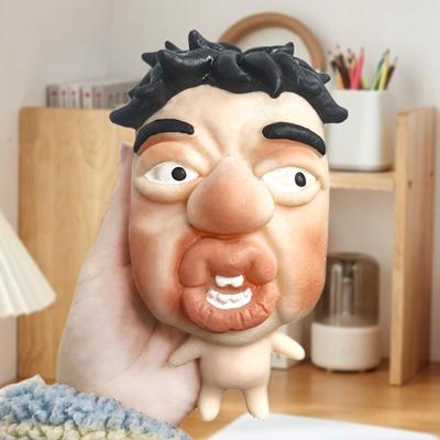 Funny Squeeze Toy Soft Calming Squeeze Toy Crafting Kit for Children Girls Students Adults Colleague Classroom Home Decorations