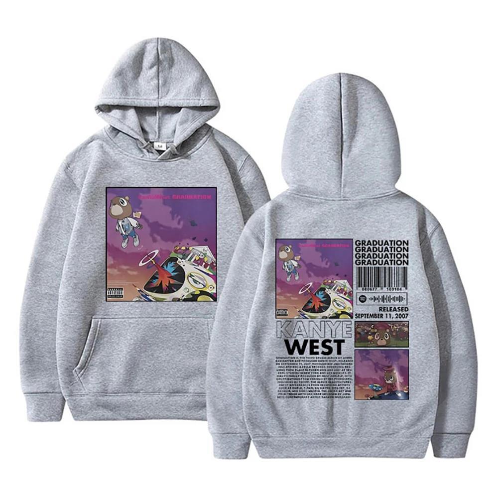 Kanye Beer Fleece Sweatshirts Men Women Casual Hoodies Unisex Autumn Winter Fleece Streetwear