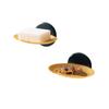 Punch-Free Wall-Mounted Soap Dish with Drainage and Suction Cup
