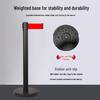 Retractable Stainless Steel Queue Barrier Post