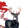 Deer in the Forest Hanging for Living Room, Bedroom, Bathroom indoor e outdoor