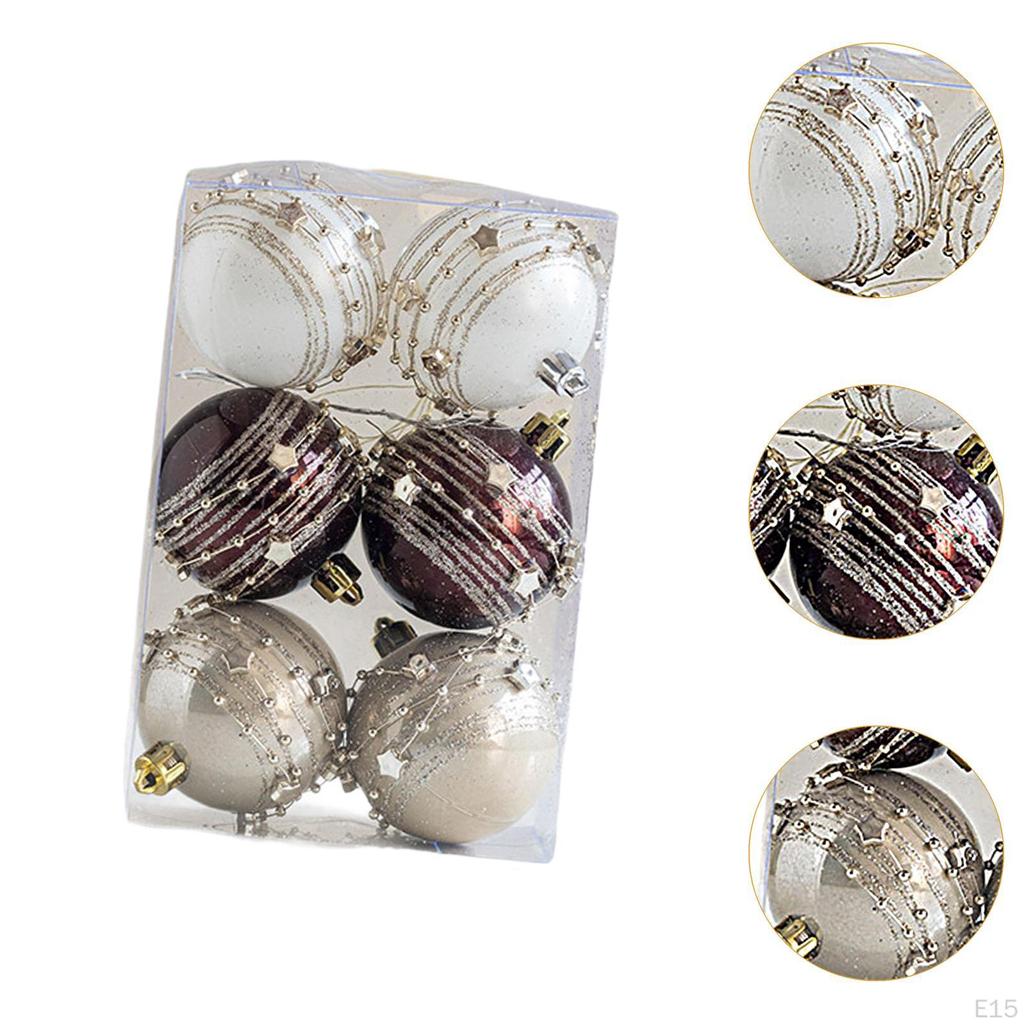 Christmas Ball Set Tree Decorations Handy DIY Projects Decorative Balls for