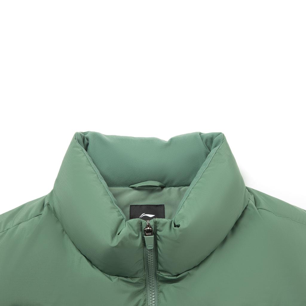 Li Ning CBA Series Stojáček Logo Písmeno Zip Zimní Vesta Pánská vesta AMMV005-5