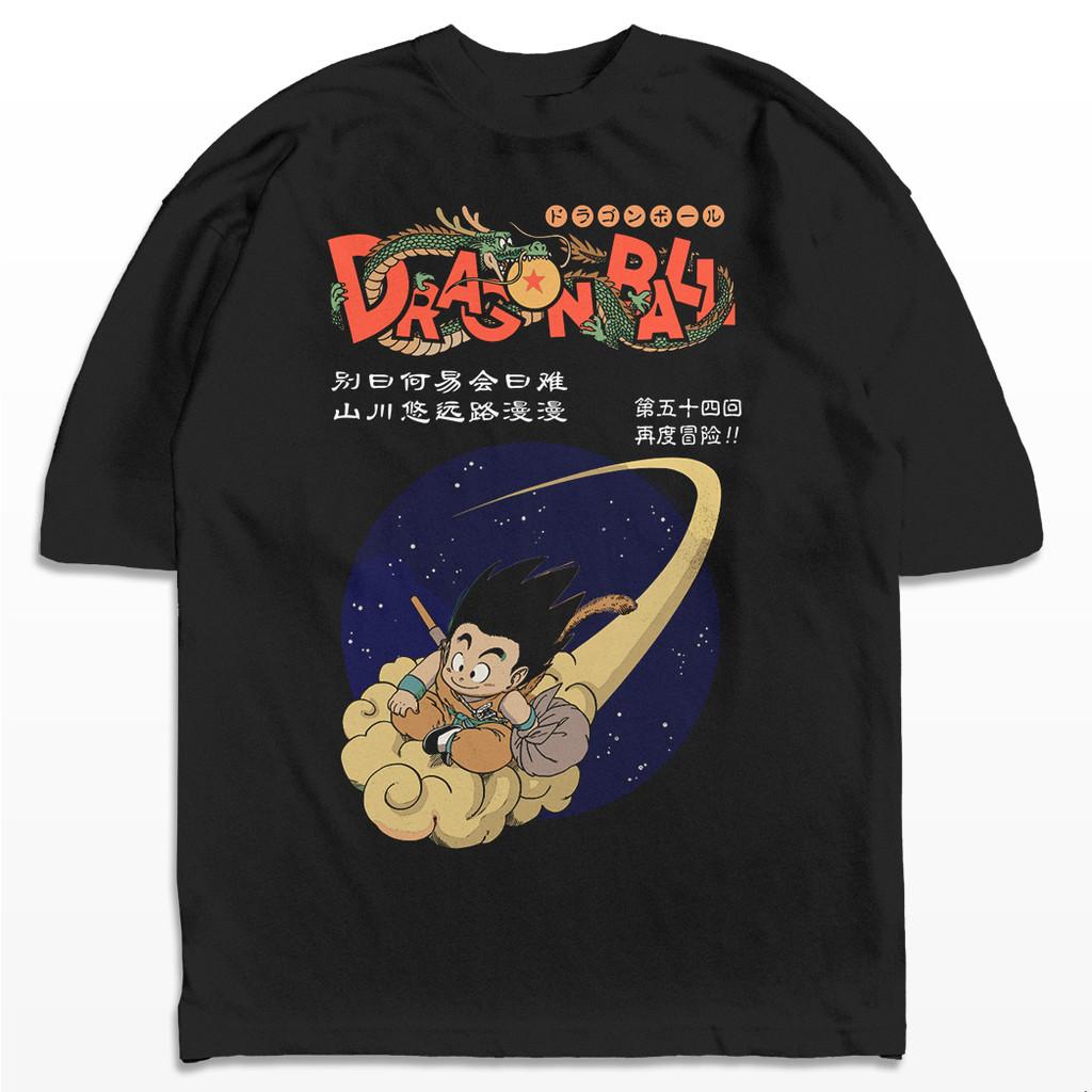 Japanisches Anime Dragon Ball Son Goku Sommer T-Shirt Lässig Sport Fitness Locker Übergroß Bequem Kurzarm Herren Damen Top