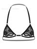 Men Sissy Lace Hollow Cup Mini Bra Sheer Bralette Tops Crossdresser Underwear Pseudo-Girl Gay Strap Girly Halter Sexy Lingerie