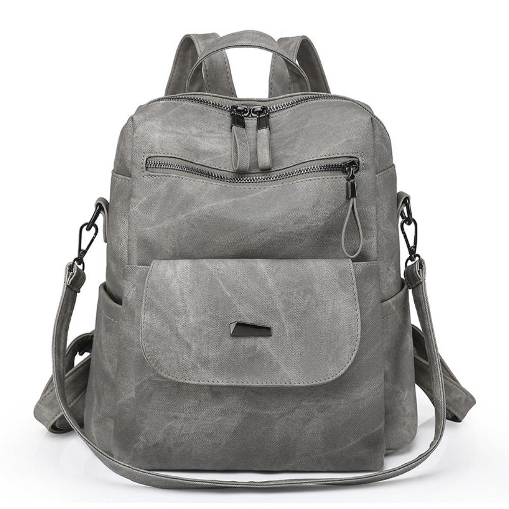 Backpack Backpack Women's Large Capacity Women's Backpack Backpack Women's Bag PU Women's Bag
