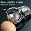 Stainless Steel Egg Yolk Separator Professional Grade Baking Tool with Hanging Hook Precision Filter Kitchen Gadget for Baking Cakes Muffins
