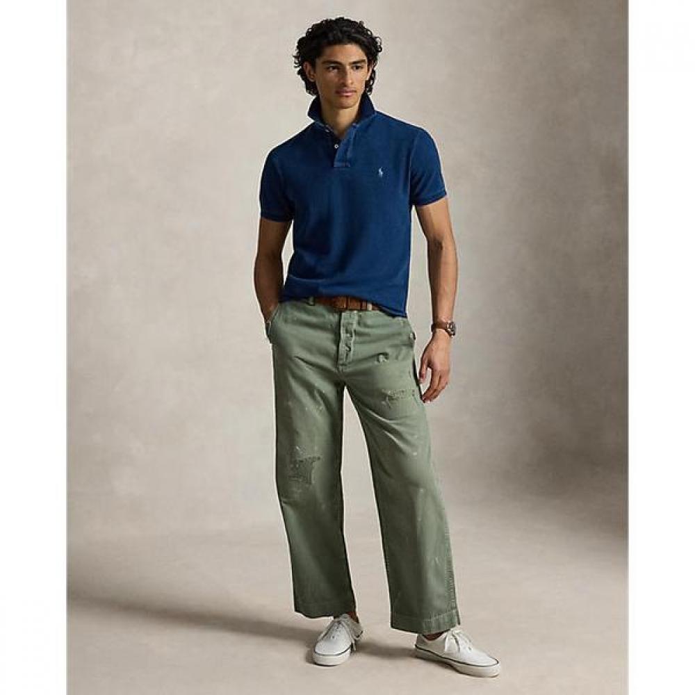 Polo Ralph Lauren Men S claSSic Fit Indigo meSh Polo Shirt Mnpokni1n824180400