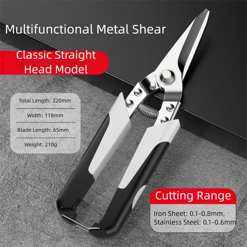 

Labor-saving Metal Shears Rustproof Tin Snips Tools Durable Cable Cutters Industrial Use Style 1